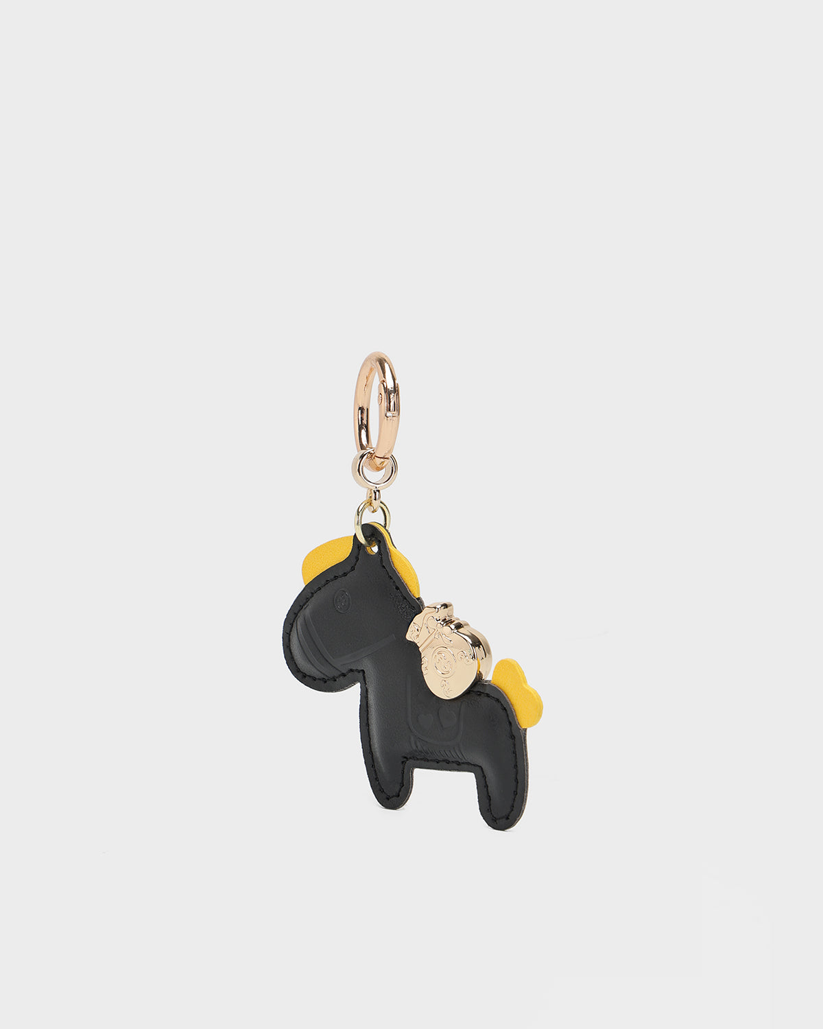 Horse Bag Charm in Black