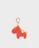 Horse Bag Charm in Red