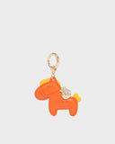 Horse Bag Charm in Orange