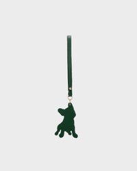 Paris Pup Key chain / Emerald Green