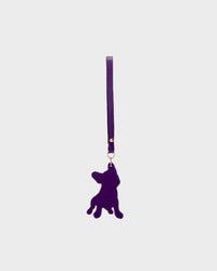 Paris Pup Key chain / Purple