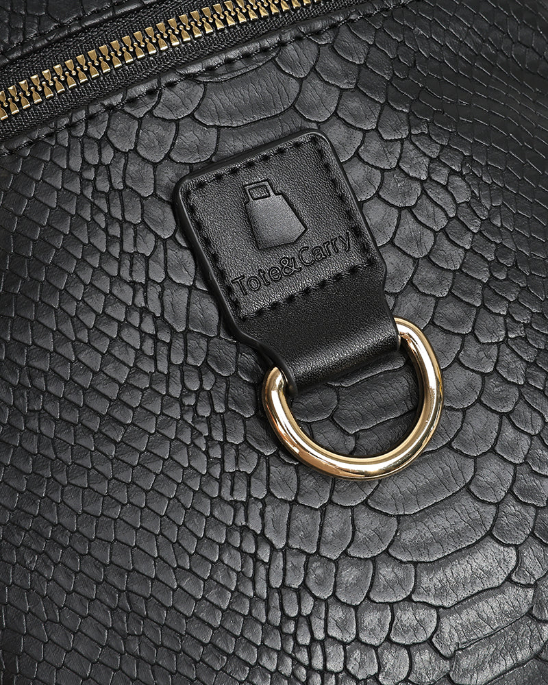 Apollo 1 Tear Drop Crossbody Bag in Black