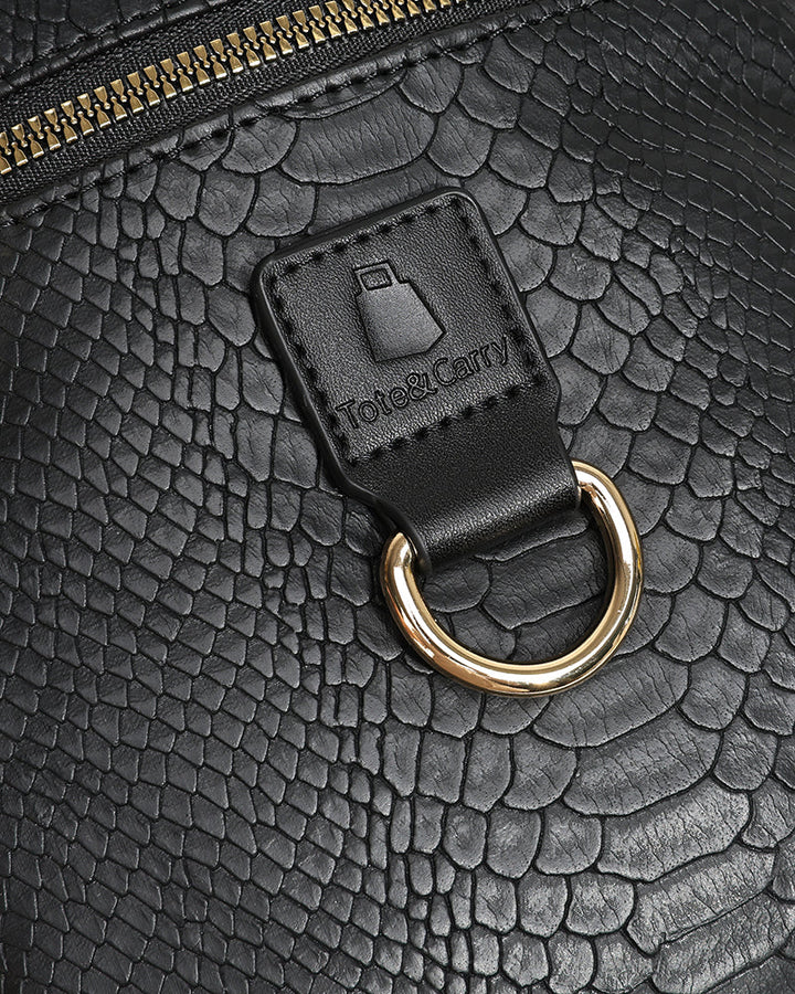 Apollo 1 Tear Drop Crossbody Bag in Black