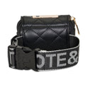 Black Quilted Belt Bag