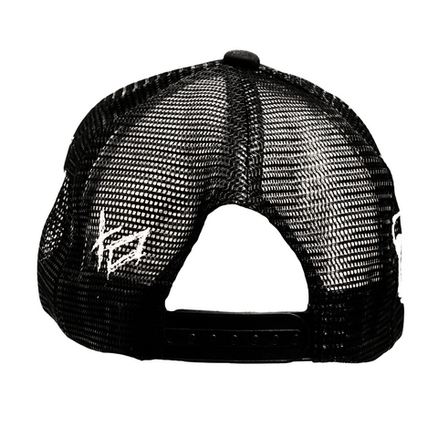 Black Tote&Carry XO Design Trucker Hat