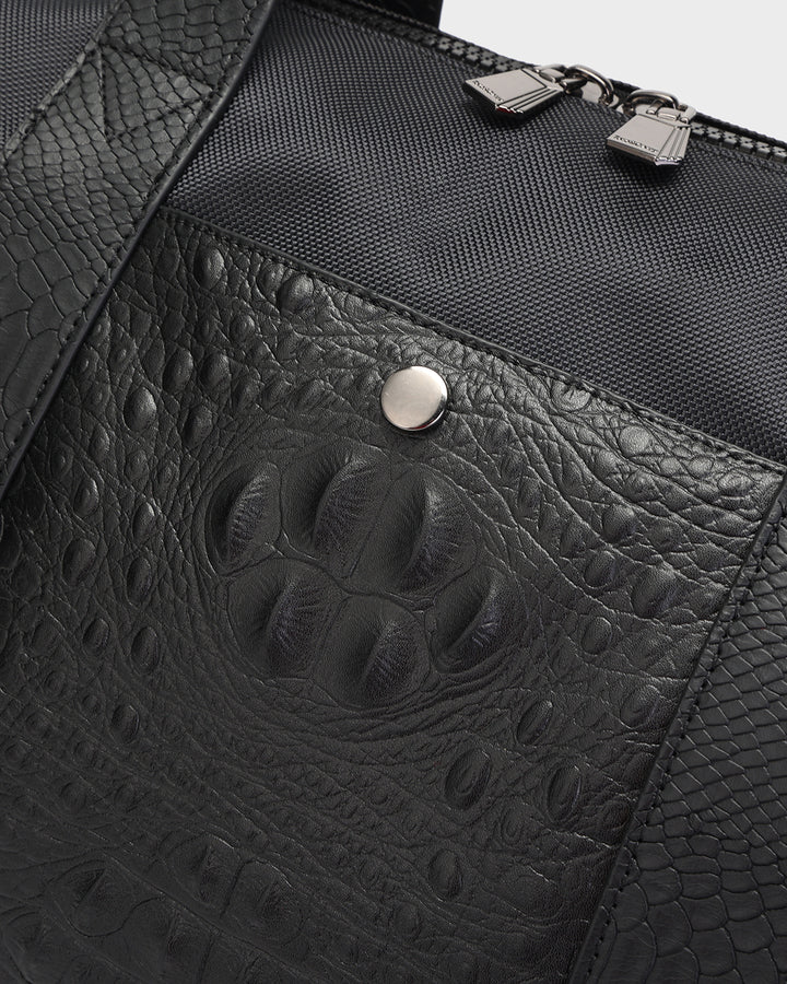 Blackout Duffle Bag in Black