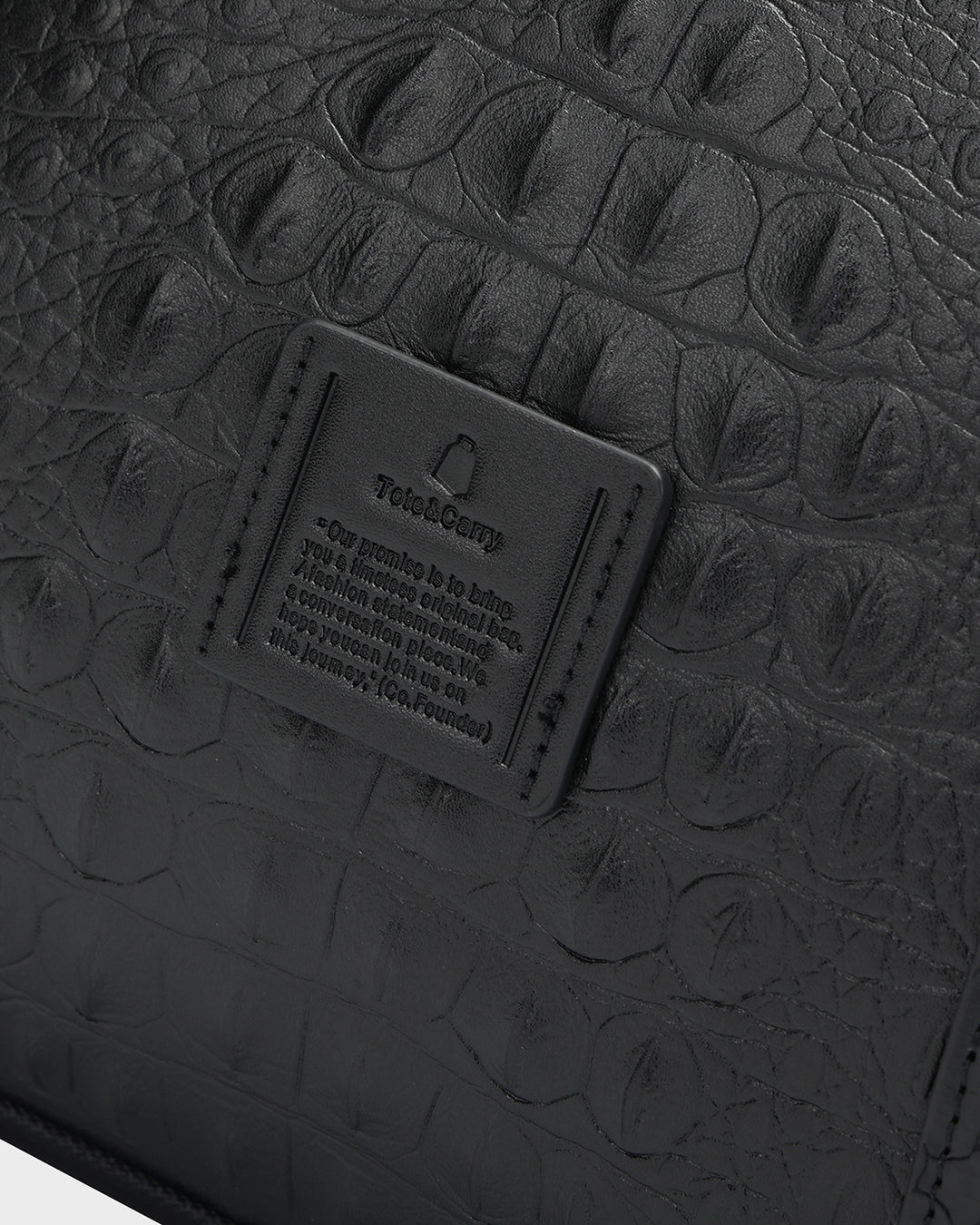 Blackout Duffle Bag in Black