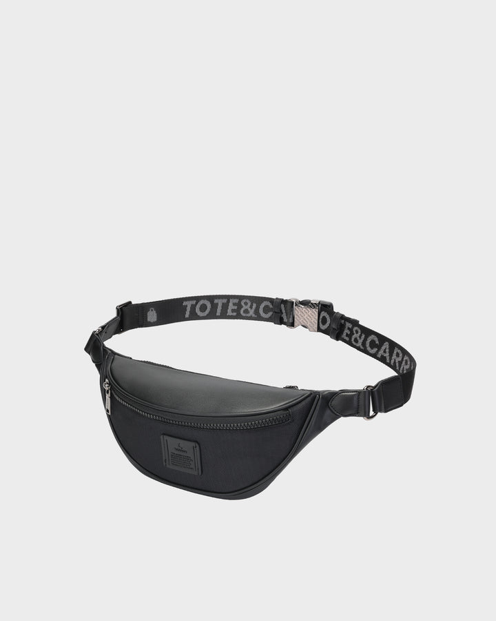 Blackout Nylon Fanny Pack in Black