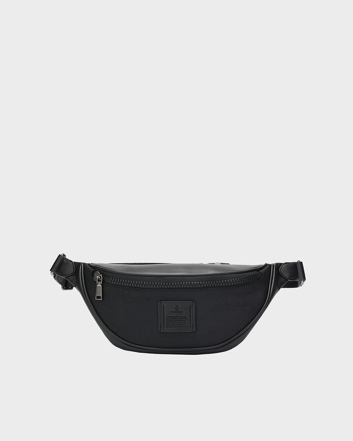Blackout Nylon Fanny Pack in Black