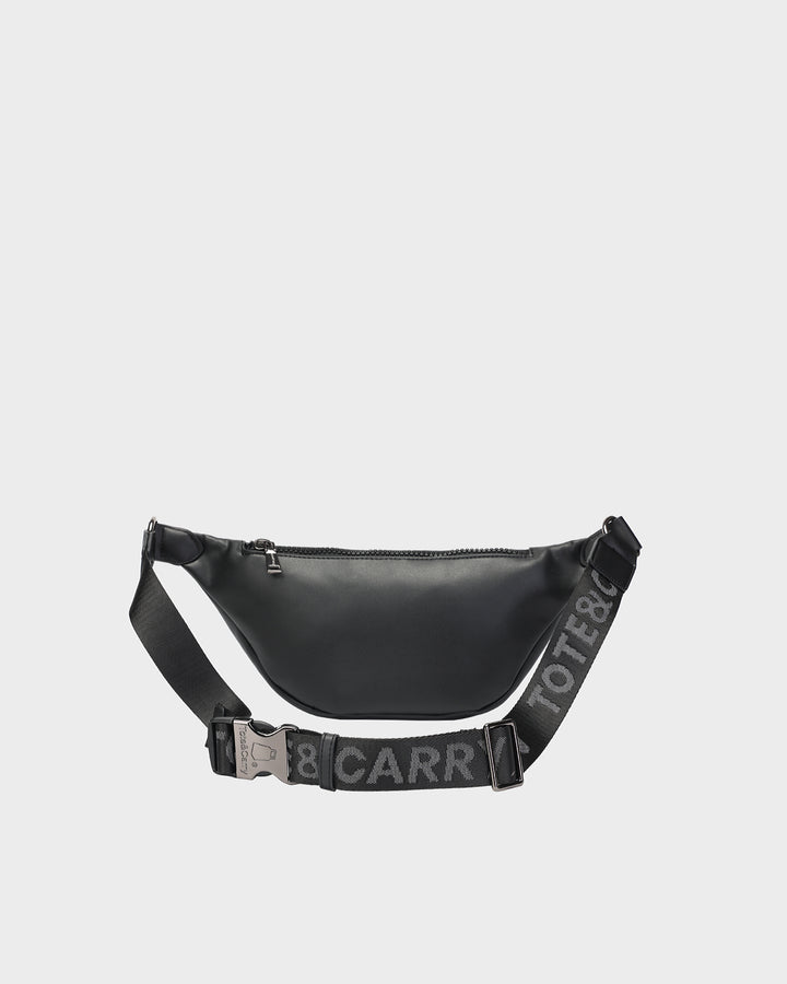 Blackout Nylon Fanny Pack in Black