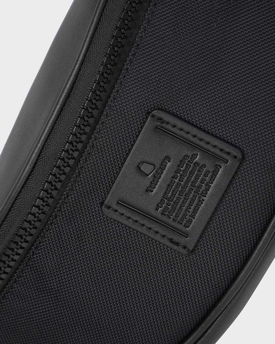 Blackout Nylon Fanny Pack in Black