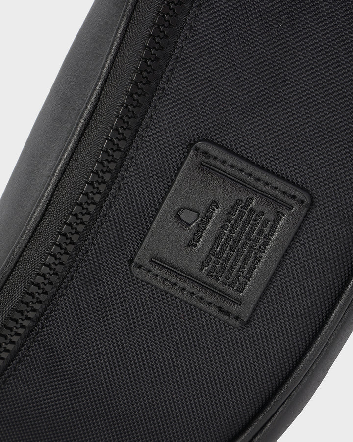 Blackout Nylon Fanny Pack in Black