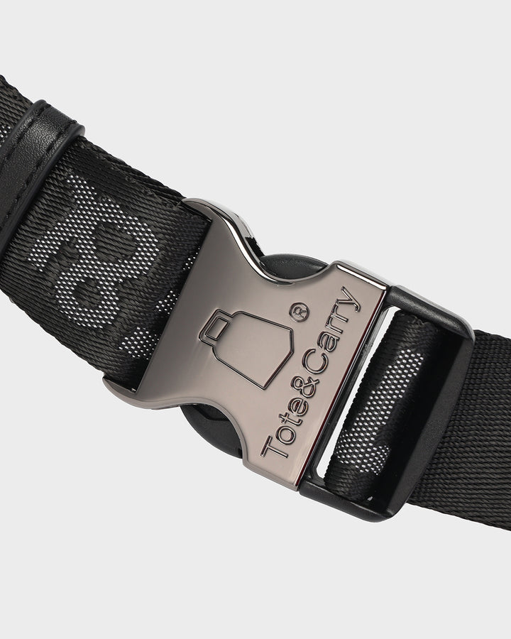 Blackout Nylon Fanny Pack in Black