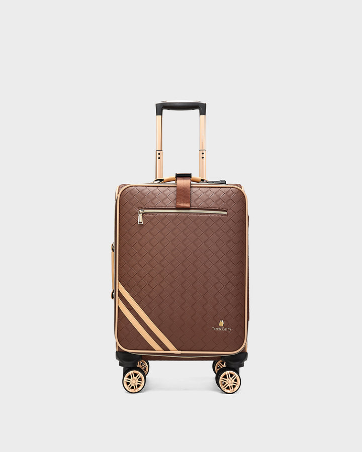 Bodega 2-Piece Luggage Set in Brown