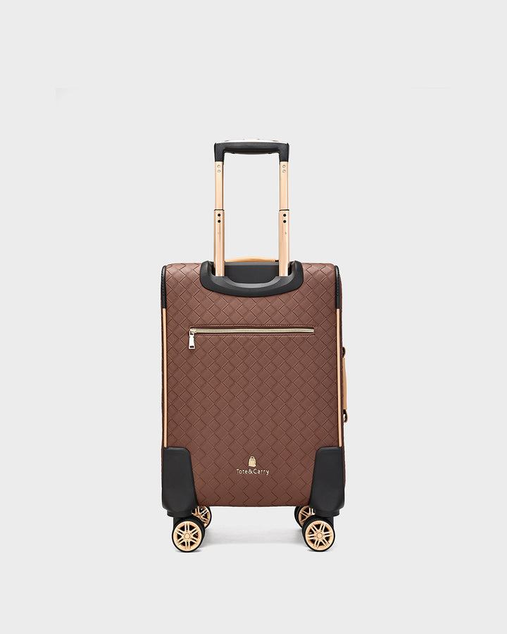 Bodega 2-Piece Luggage Set in Brown