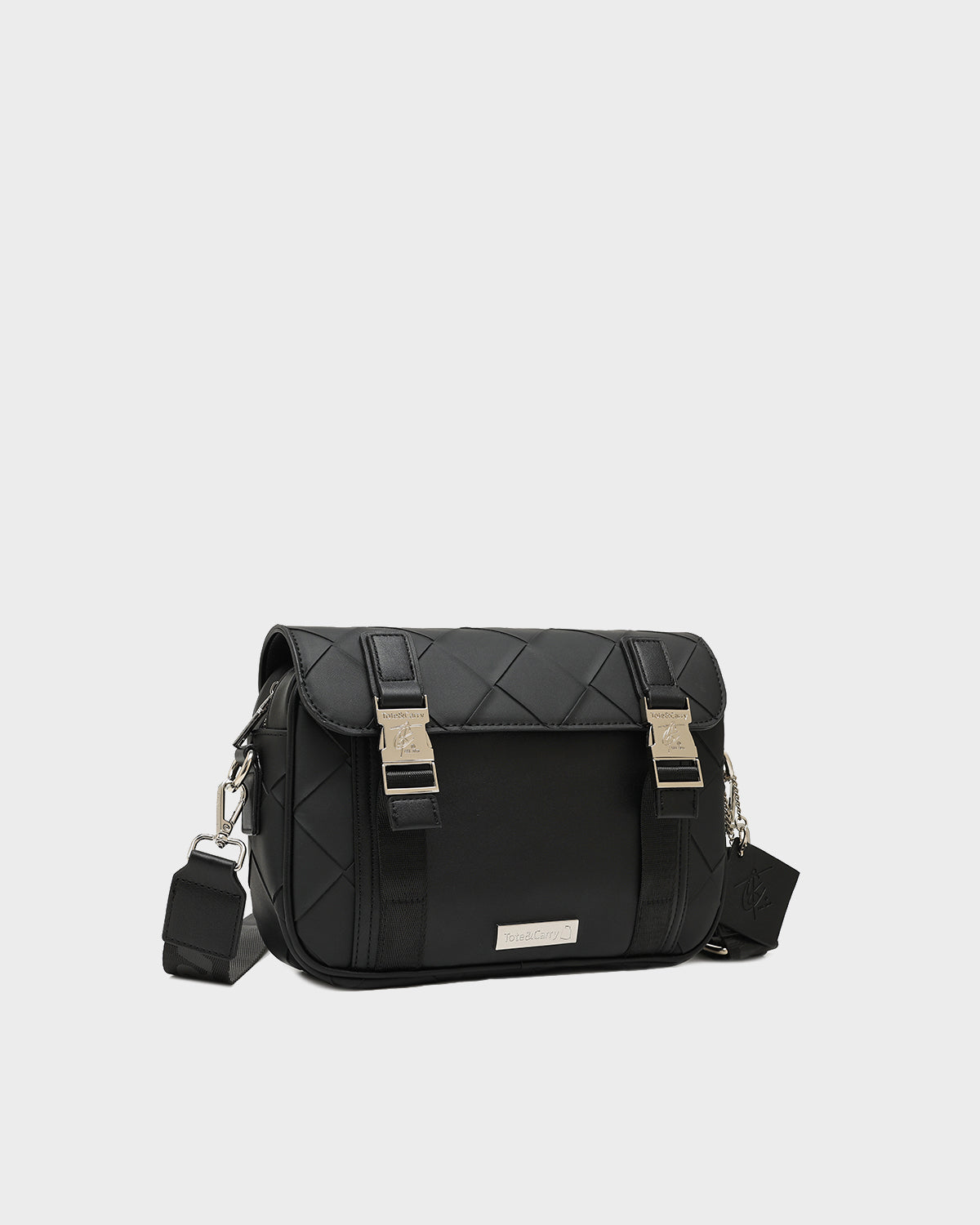 Bodega Clean Cut Messenger Bag in Black