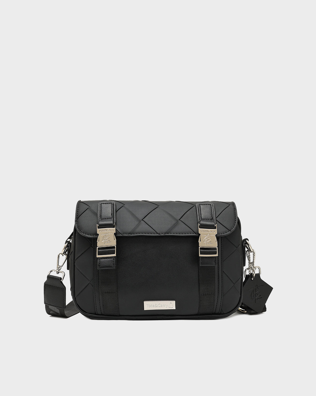 Bodega Clean Cut Messenger Bag in Black