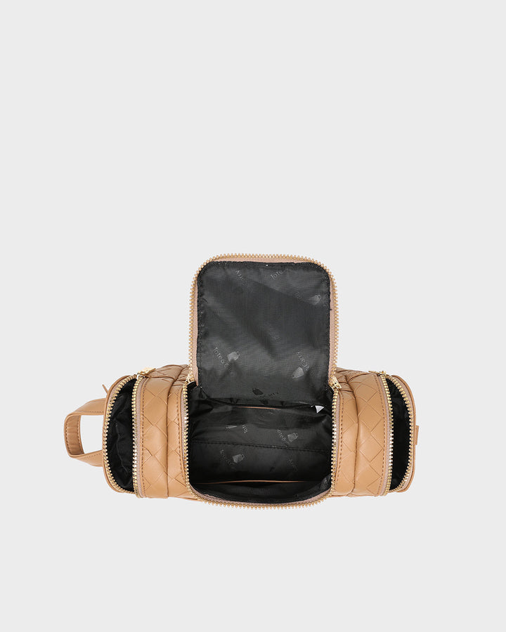 Bodega Toiletry Bag in Caramel