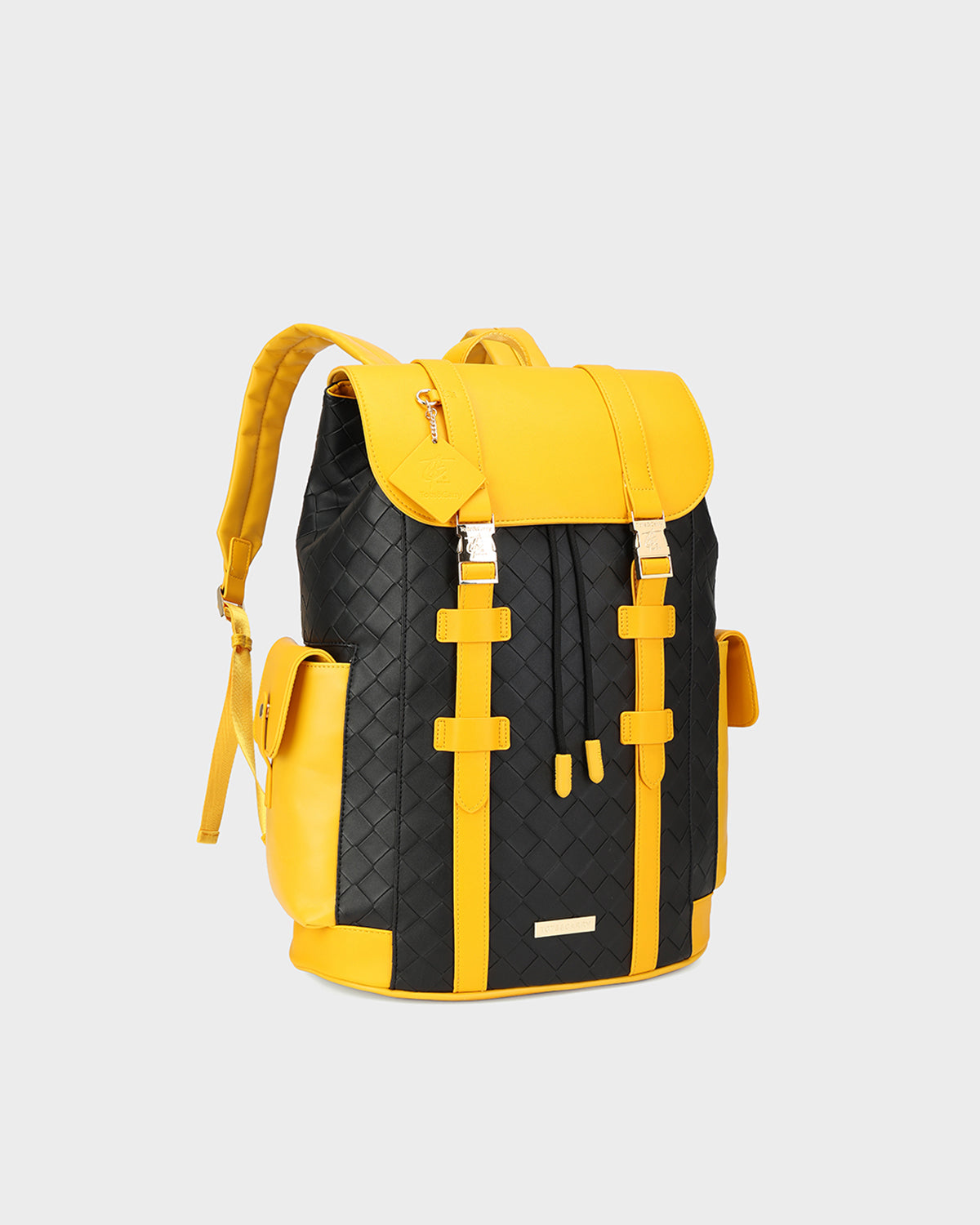 Bodega Explorer Backpack in Black & Yellow