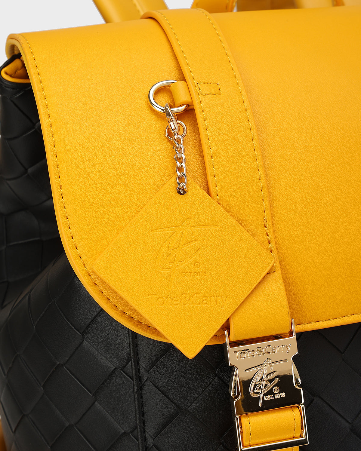 Bodega Explorer Backpack in Black & Yellow