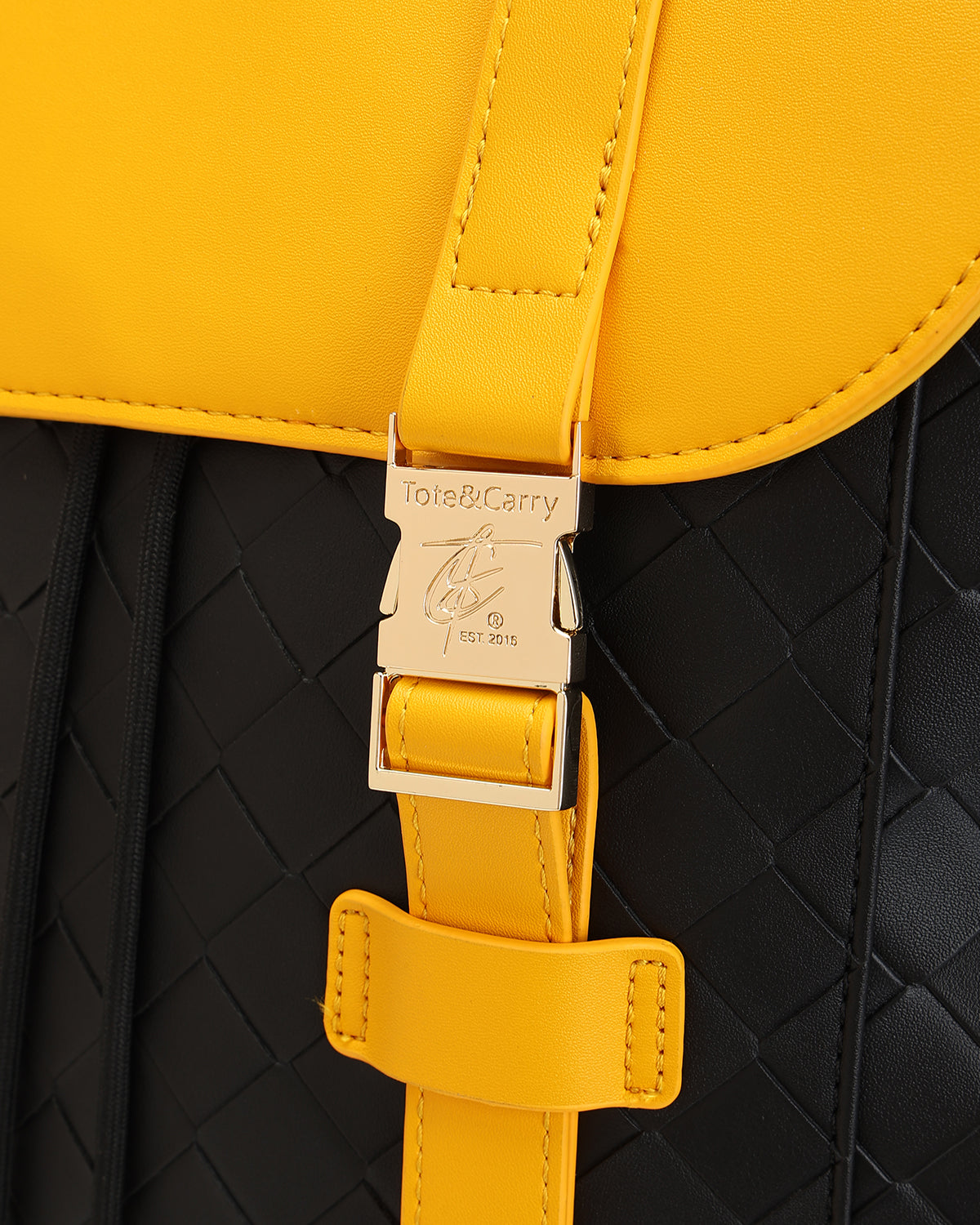 Bodega Explorer Backpack in Black & Yellow