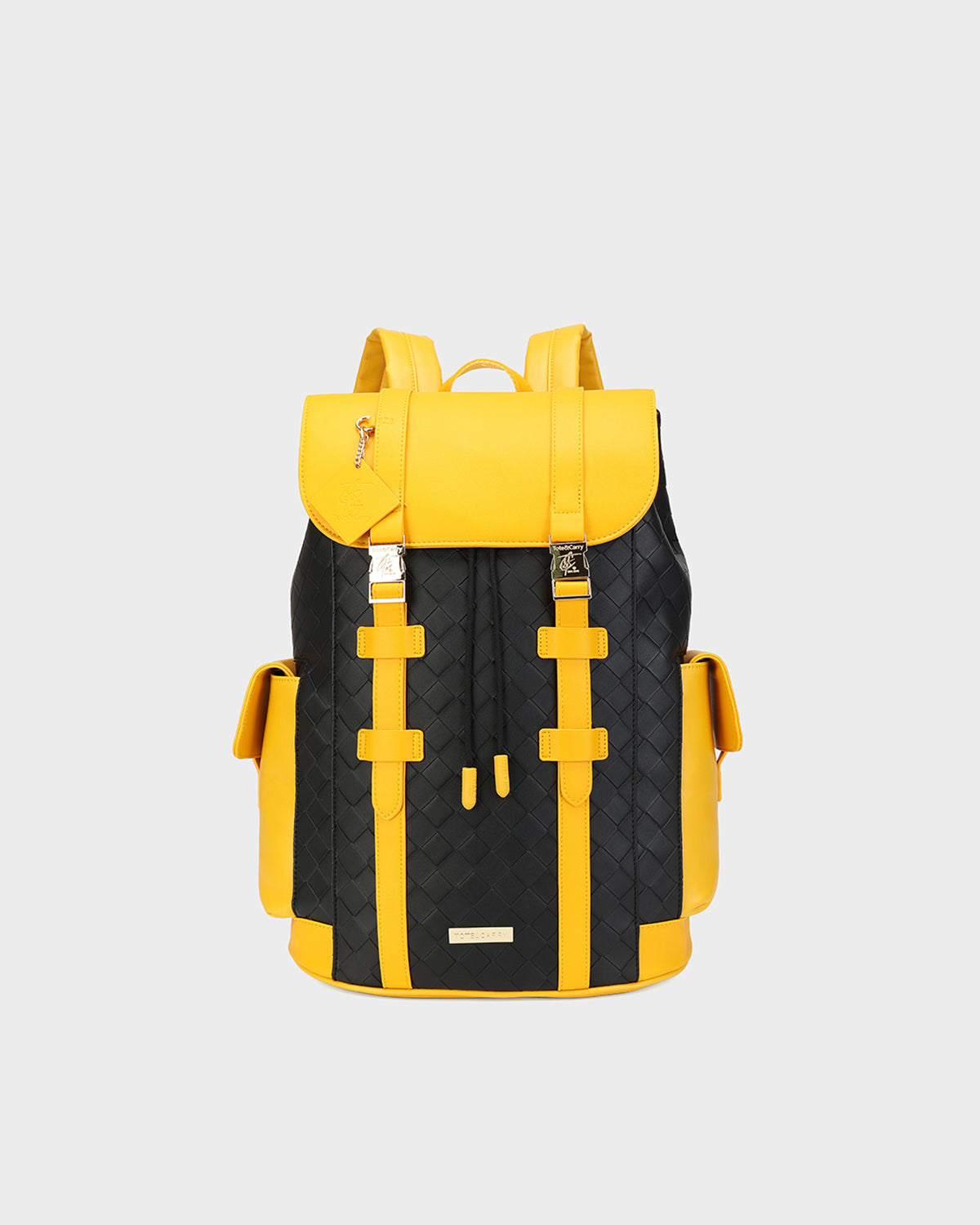 Bodega Explorer Backpack in Black & Yellow
