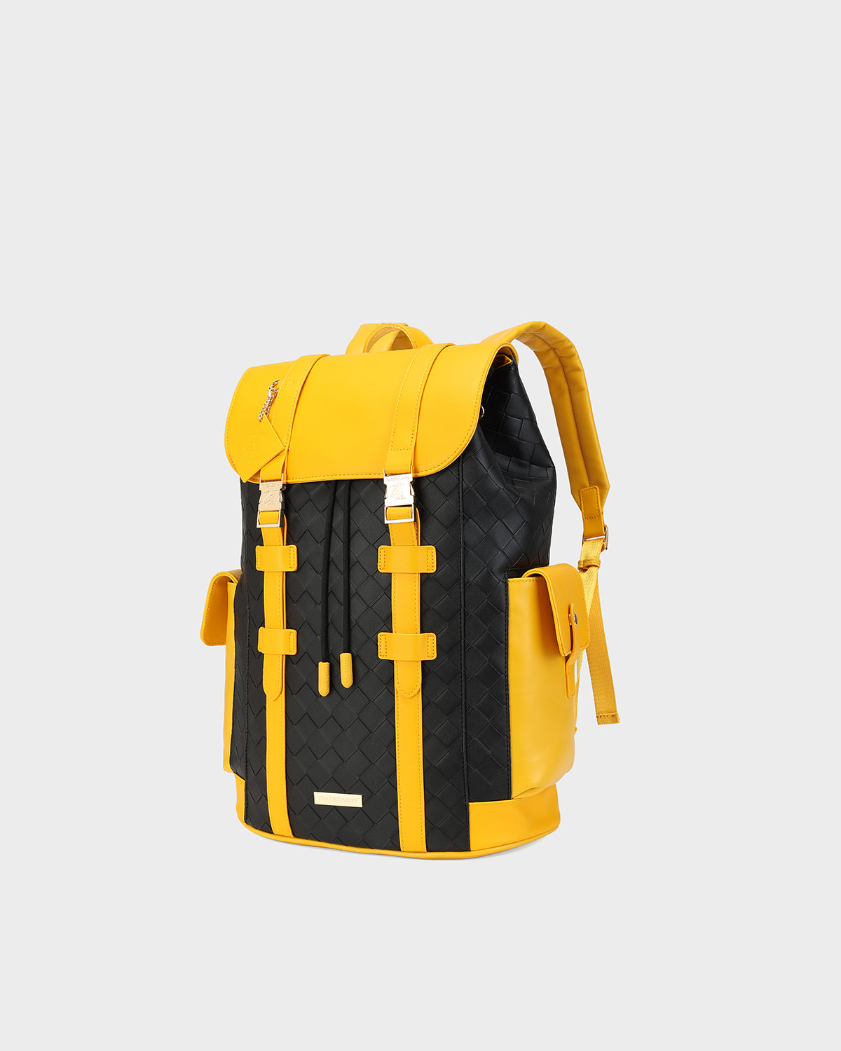 Bodega Explorer Backpack in Black & Yellow V2