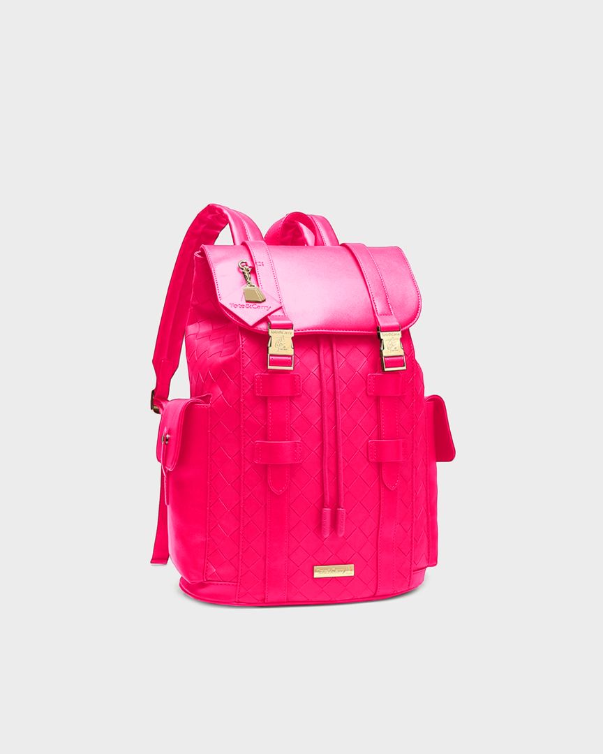 Bodega Explorer Backpack in Neon Pink