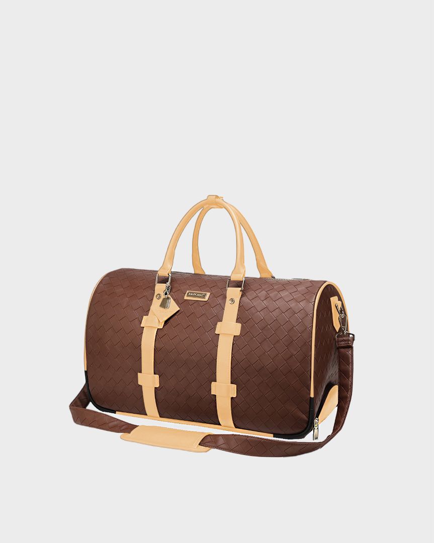 Bodega Explorer Rolling Duffle Set in Beige