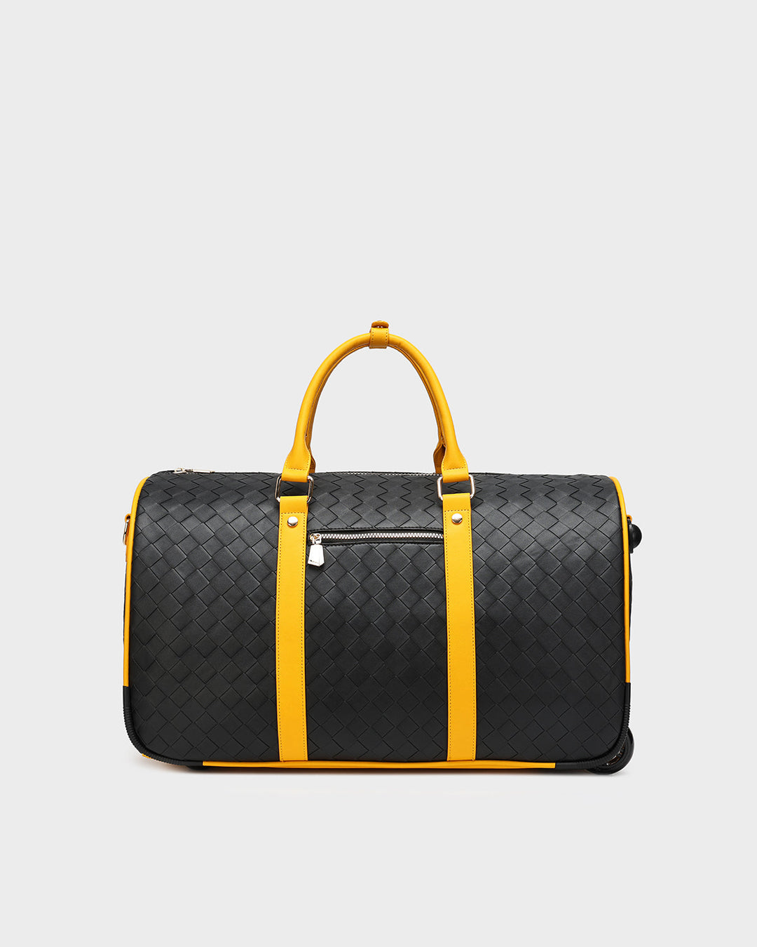 Bodega Rolling Travel Set in Black & Yellow