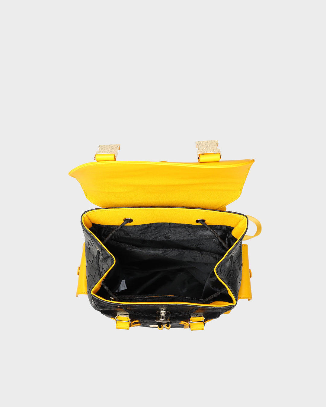 Bodega Rolling Travel Set in Black & Yellow