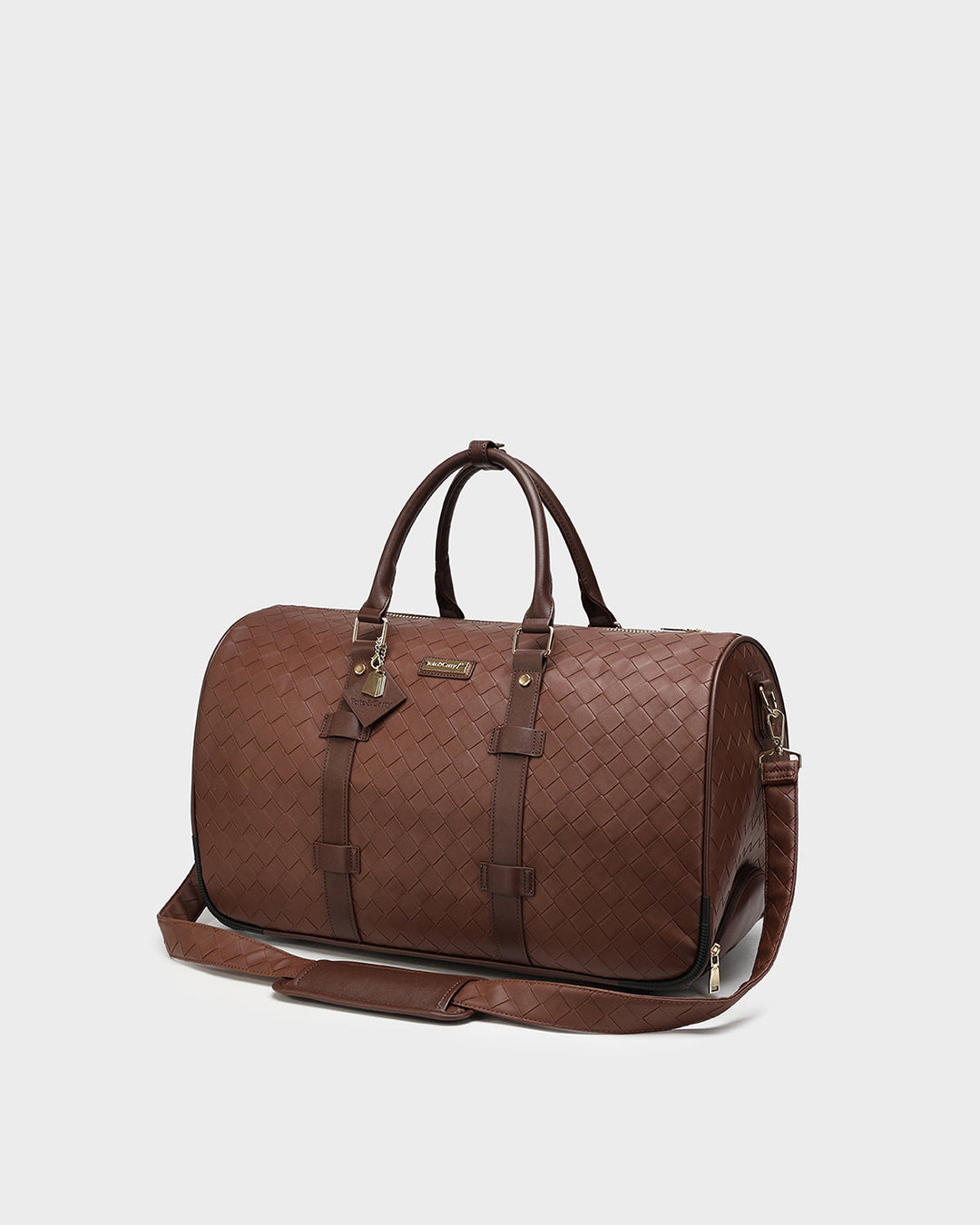 Bodega Rolling Travel Set in Brown