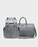 Bodega Explorer Rolling Duffle Set in Grey