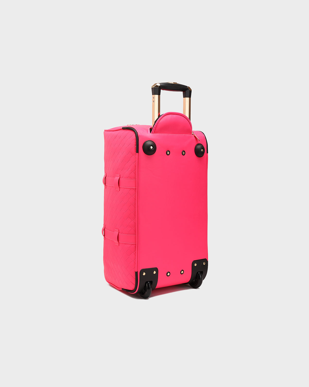 Bodega Rolling Duffle Bag in Neon Pink