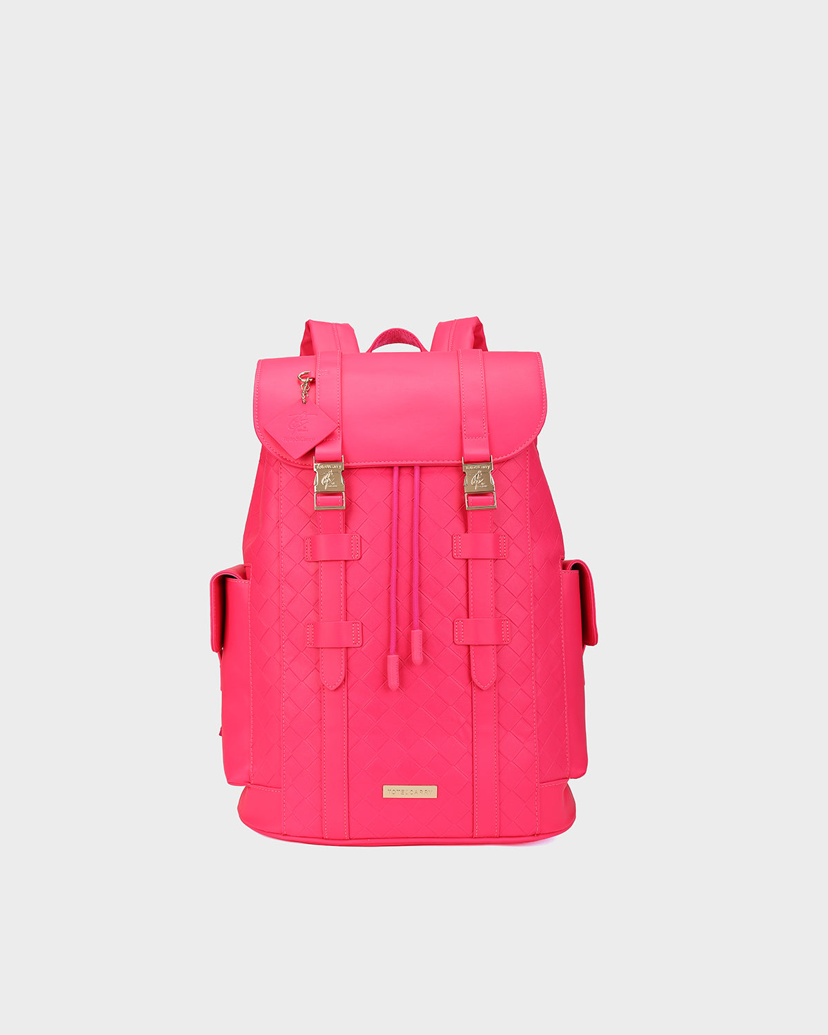 Bodega Explorer Rolling Duffle Set in Neon Pink V2