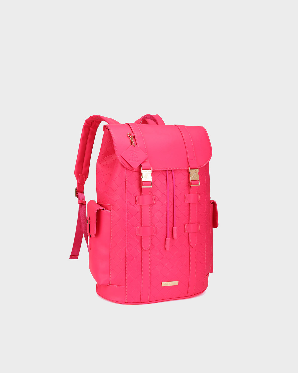 Bodega Explorer Rolling Duffle Set in Neon Pink V2