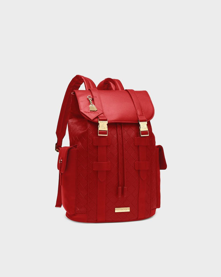 Bodega Explorer Rolling Duffle Set in Red