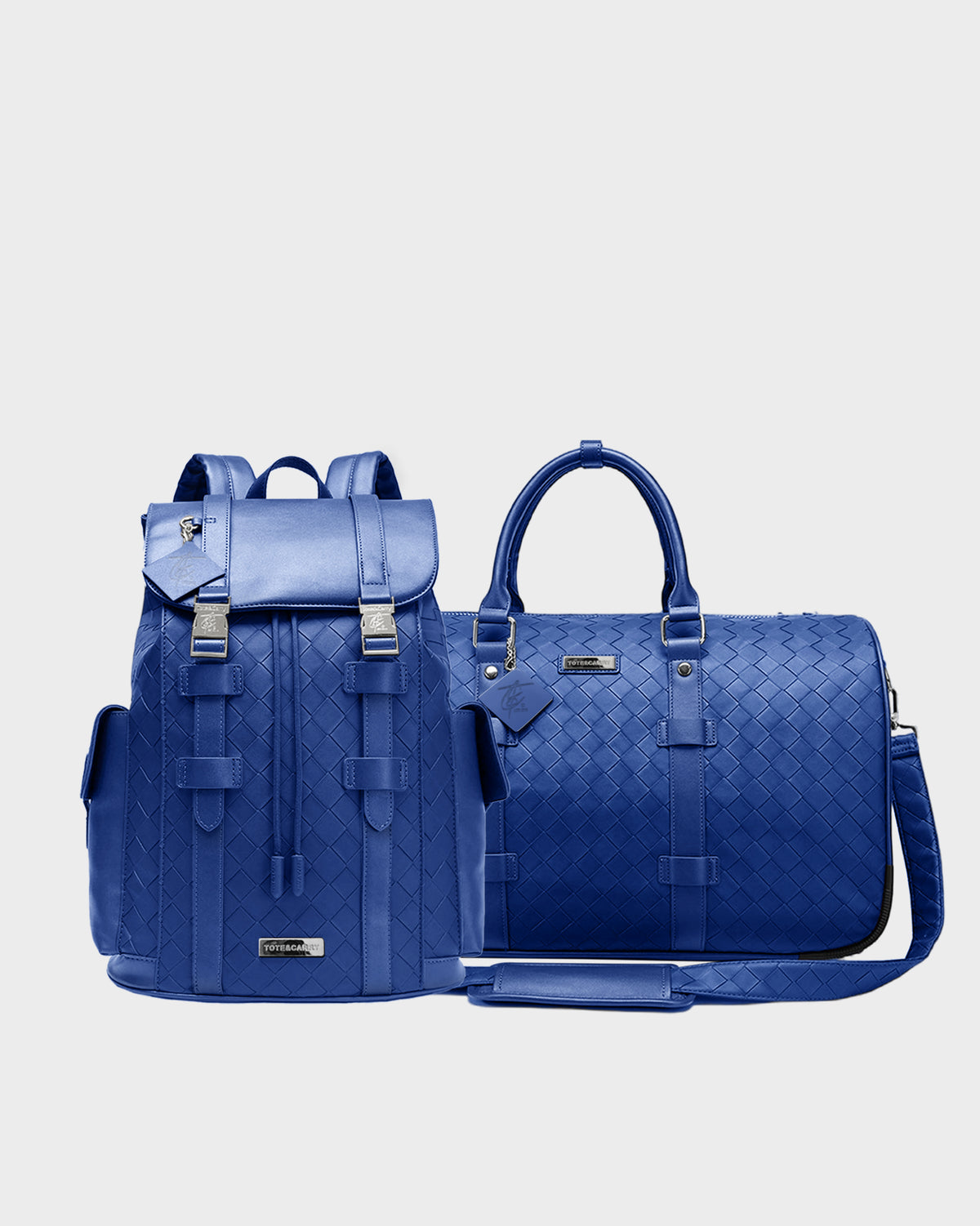Bodega Explorer Rolling Duffle Set in Royal Blue