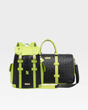 Bodega Explorer Rolling Duffle Set in Black Green