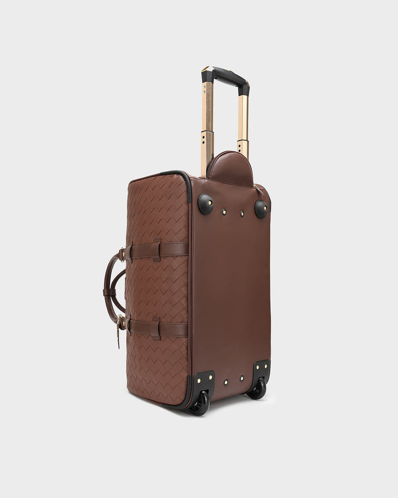 Bodega Traveler Rolling Duffle in Brown