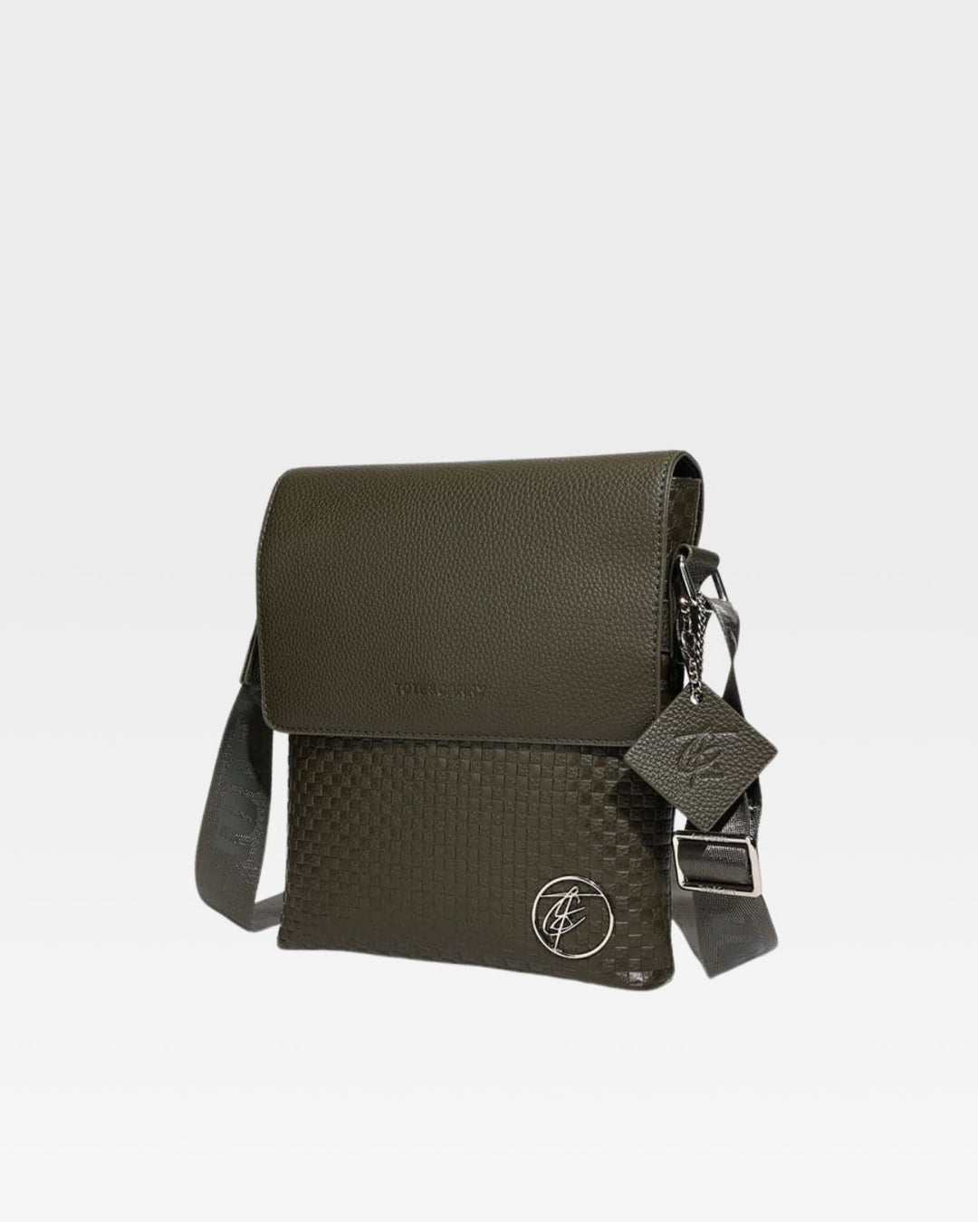 Bodega Crossbody Messenger Bag in Olive Green