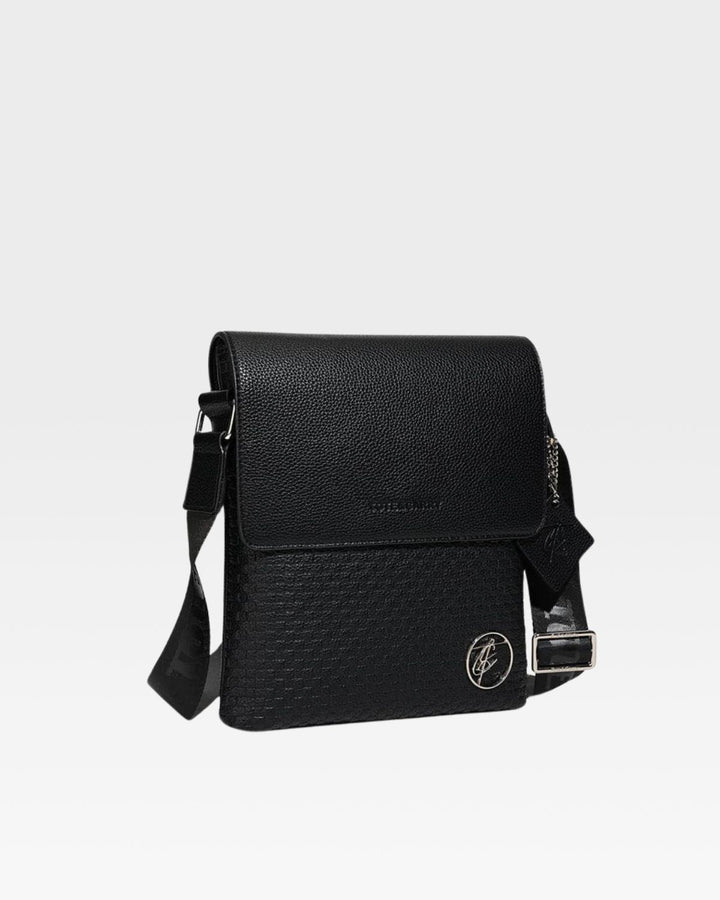 Bodega Crossbody Messenger Bag in Black