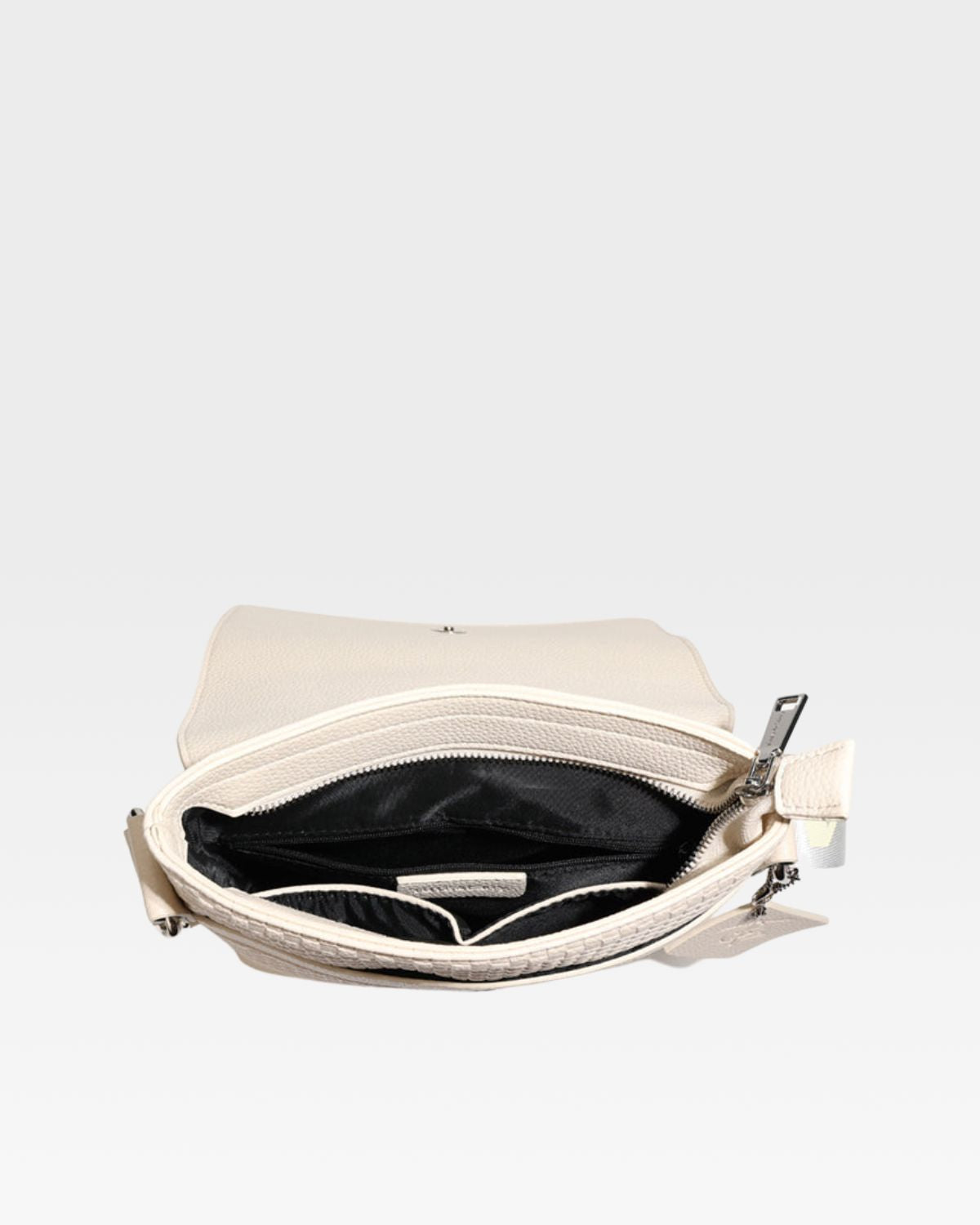 Bodega Crossbody Messenger Bag in Beige Brown