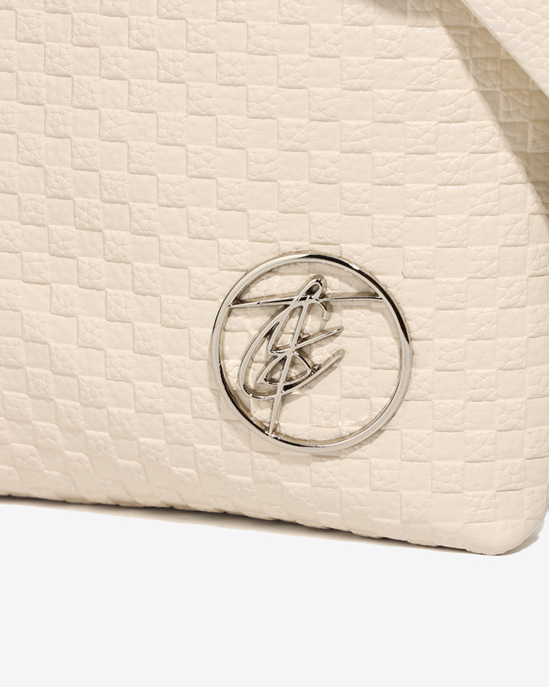 Bodega Crossbody Messenger Bag in Beige Brown