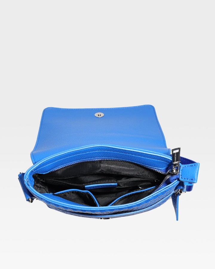 Bodega Crossbody Messenger Bag in Blue