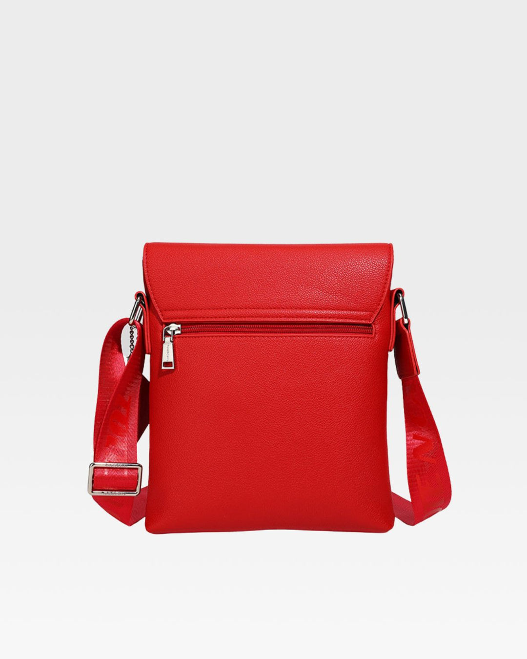 Bodega Crossbody Messenger Bag in Red