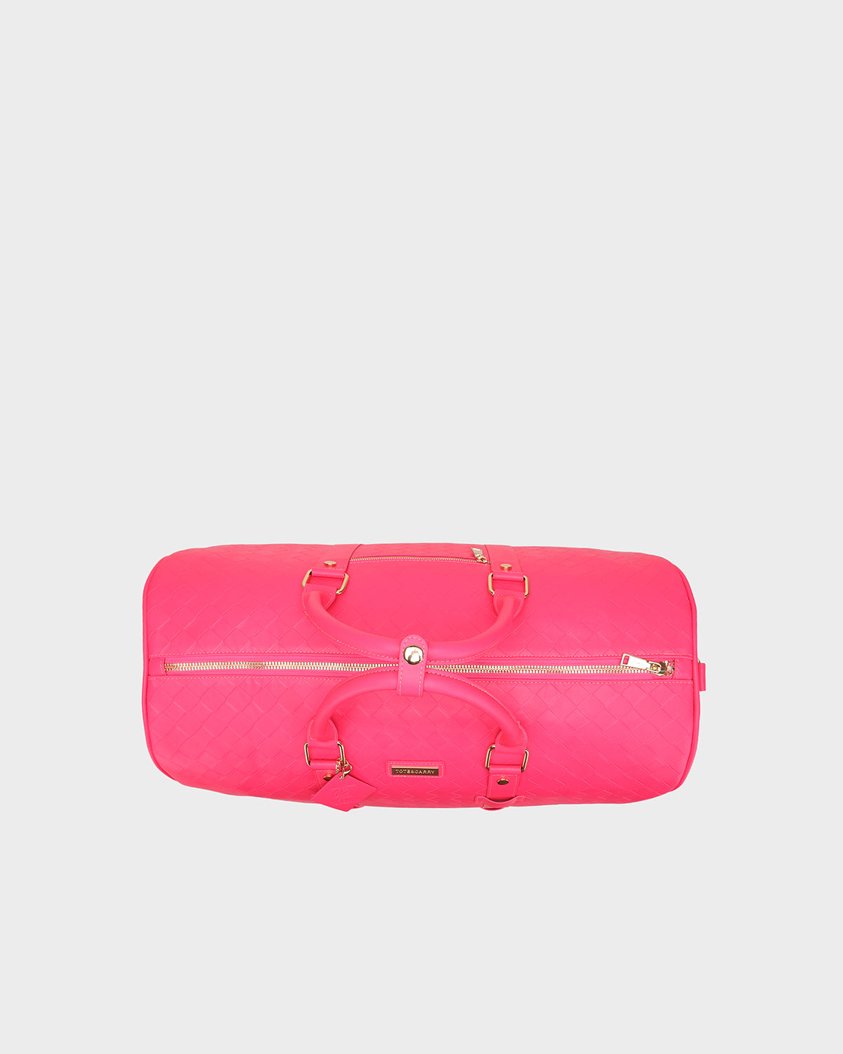 Bodega Rolling Duffle Bag in Neon Pink