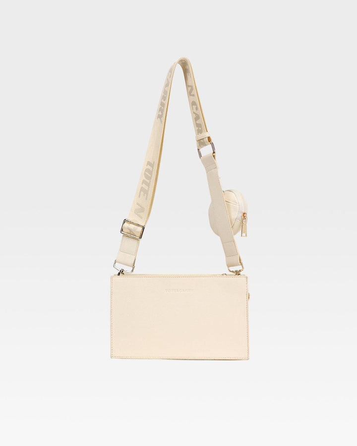 Bodega Crossbody Sling Bag in Beige