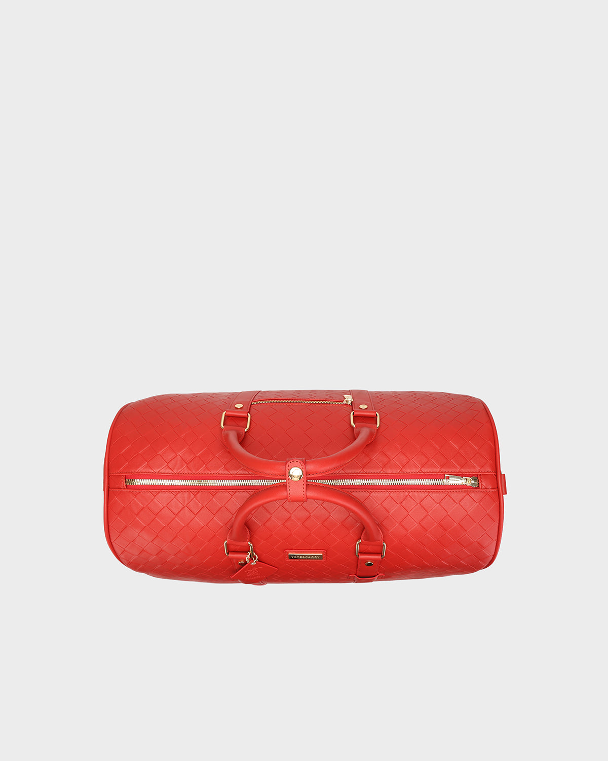 Bodega Traveler Rolling Duffle Bag in Red