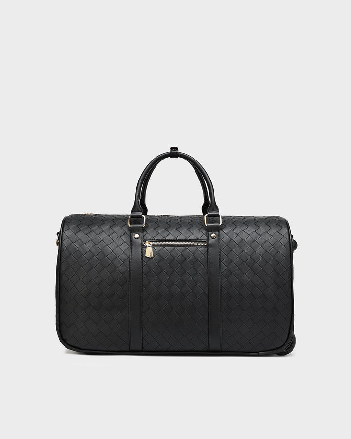 Bodega Rolling Duffle Bag in Black
